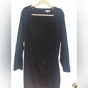 Calvin Klein black cocktail dress, 20